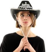 Rhinestone Nashville Cowgirl Black Cowboy Hat