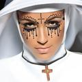 Possessed Nun Face Decals