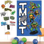TMNT Scene Setter with Photo Booth Props - Teenage Mutant Ninja Turtles: Mutant Mayhem
