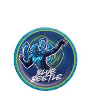 Blue Beetle Paper Dessert Plates, 7in, 8ct