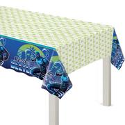 Blue Beetle Plastic Table Cover, 54in x 96in