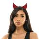 Red Rhinestone Devil Horn Headband
