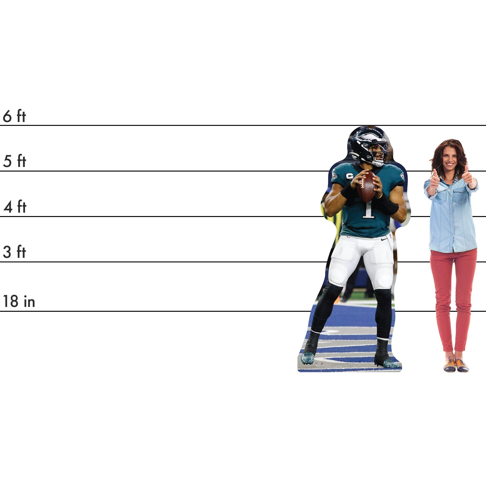 NFL Philadelphia Eagles Jalen Hurts LifeSize Cardboard Cutout, 6ft