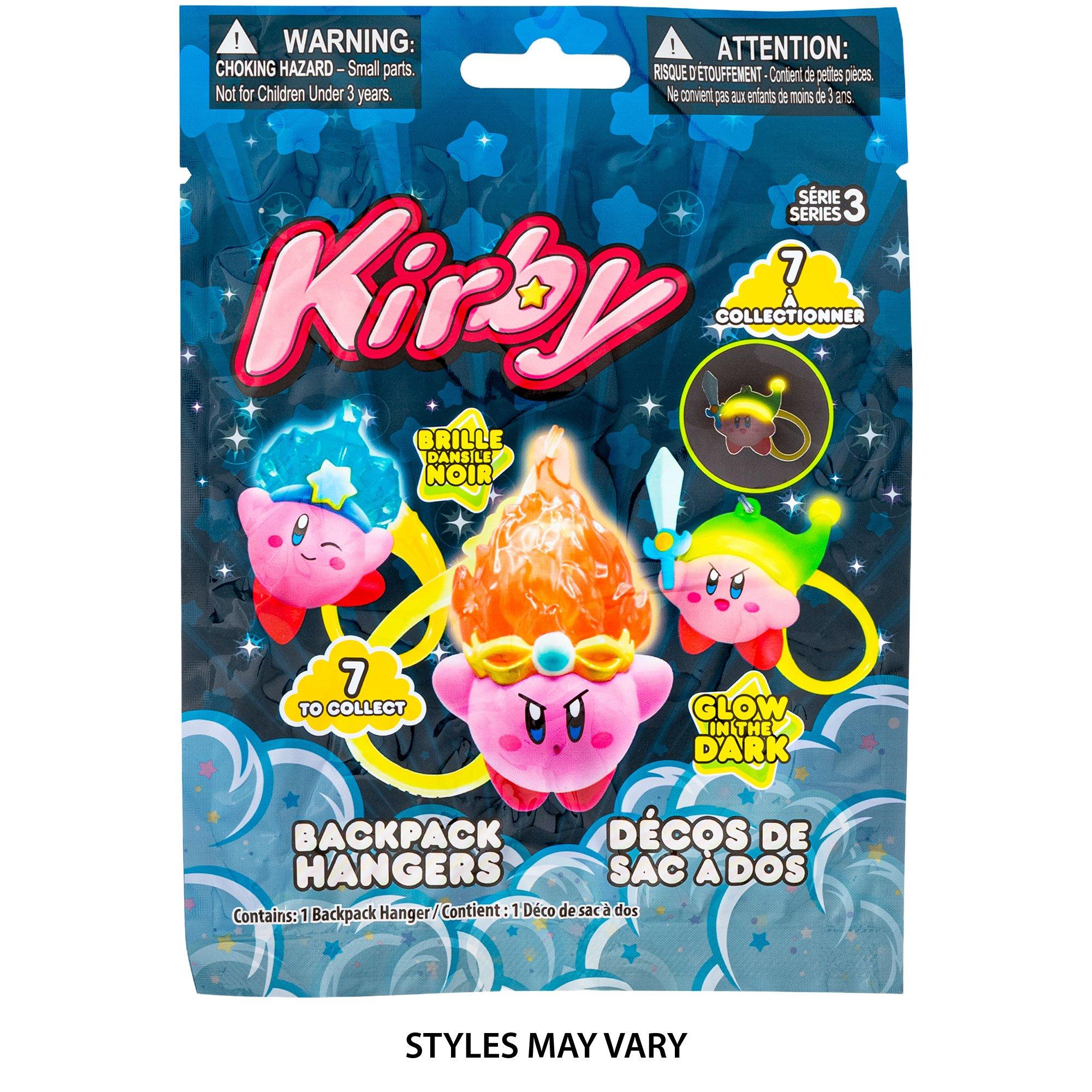 Kirby Glow-in-the-Dark Backpack Hanger Mystery Pack, Series 3 | Party City