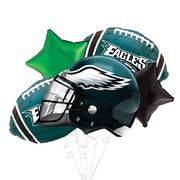 Philadelphia Eagles Foil Balloon Bouquet, 5pc