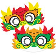 Dragon Chinese New Year Eye Masks, 8ct