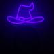 Light-Up Purple Witch Hat Headband