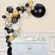 Black, White, & Gold Better with Age 40th Birthday Balloon Backdrop Kit, 74pc