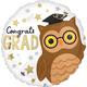 Wise Owl Graduation Foil Balloon Bouquet, 5pc