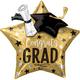 Nurse Congrats Grad Foil Balloon Bouquet, 5pc