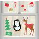 Holiday Gel Window Cling Decals, 10pc