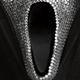 Ghostface Bling Plastic & Fabric Hooded Face Mask - Scream