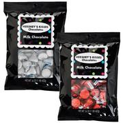 Red & White Team Colors Hershey's Kisses, 32oz - Milk Chocolate
