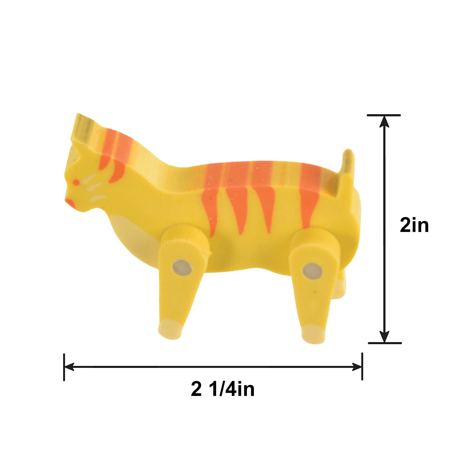 Cat & Dog Erasers, 12ct