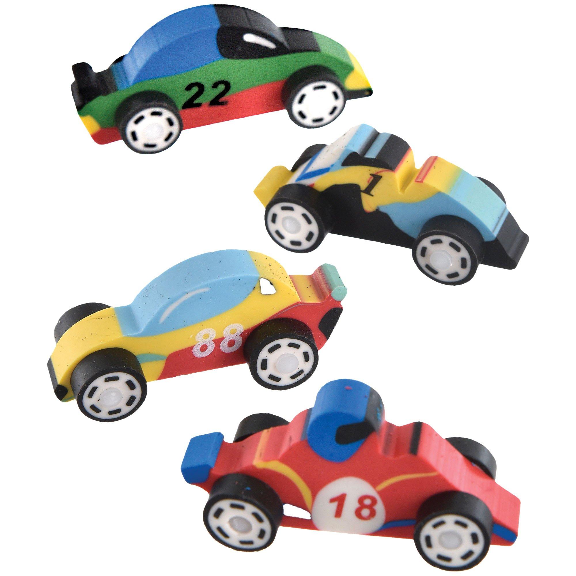 Race Car Erasers, 12ct | Party City