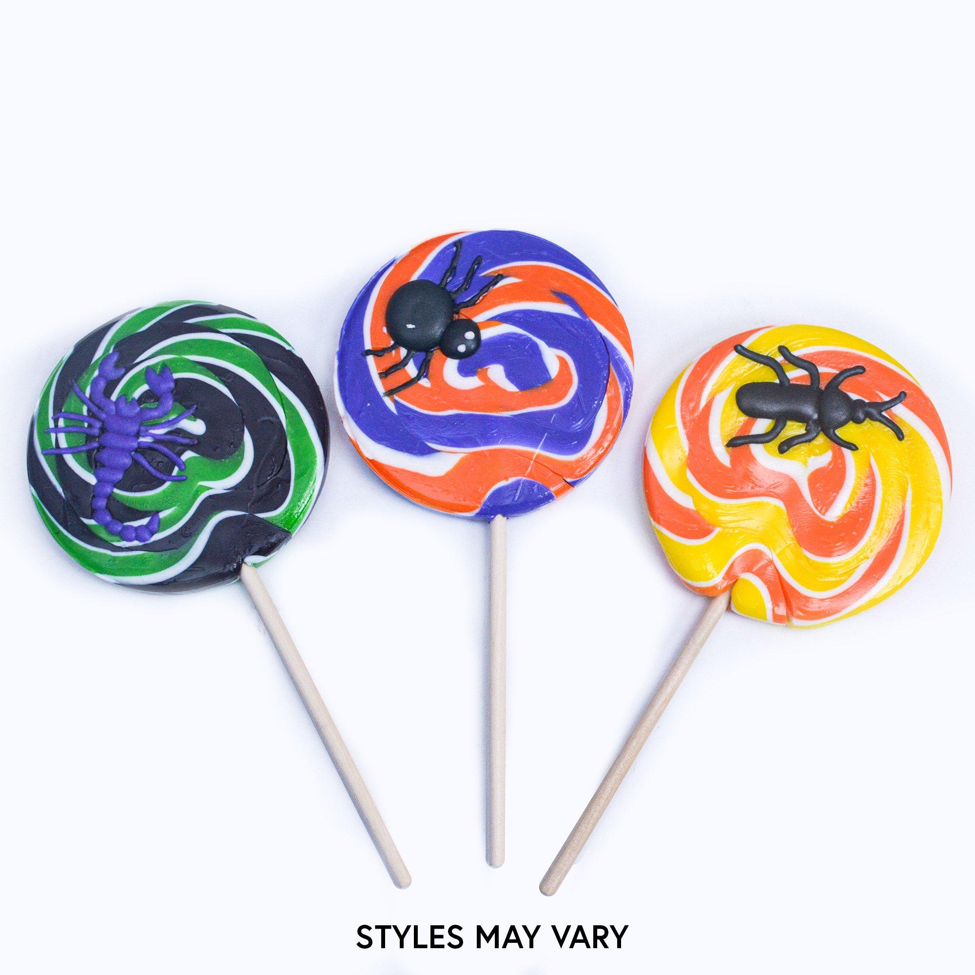  Mixed Fruit Flavor Large Rainbow Lollipops Candy