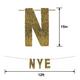Gold Sequin NYE Letter Banner