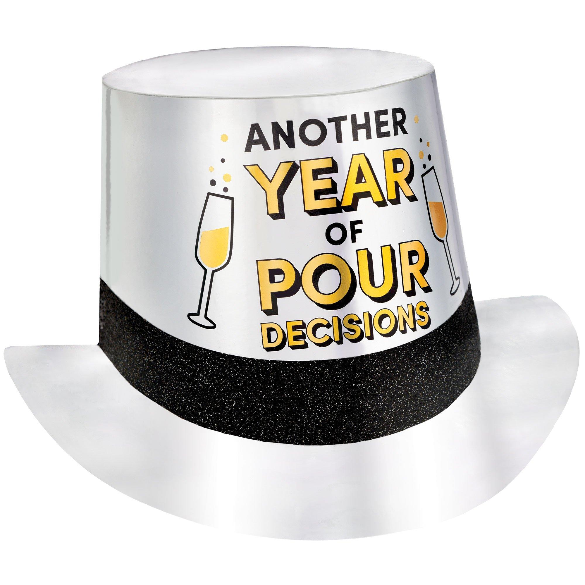 Pour Decisions New Year's Eve Top Hat Party City