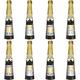 New Year's Eve Champagne Bottle Party Crackers, 8ct