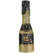 Mini Party Poppin' Champagne Bottle New Year's Eve Confetti Popper
