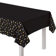 Bubbly This Way New Year's Eve Plastic Table Covers, 54in x 84in, 3ct