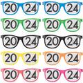 Multicolor 2024 Plastic Glasses, 10ct