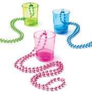 Light-Up Multicolor Shot Glass Necklaces, 6ct