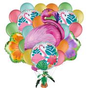 Flamingo Fun Balloon Bouquet, 22pc