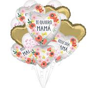 Te Quiero Mamá Bloom Mother's Day Foil & Latex Balloon Bouquet, 13pc