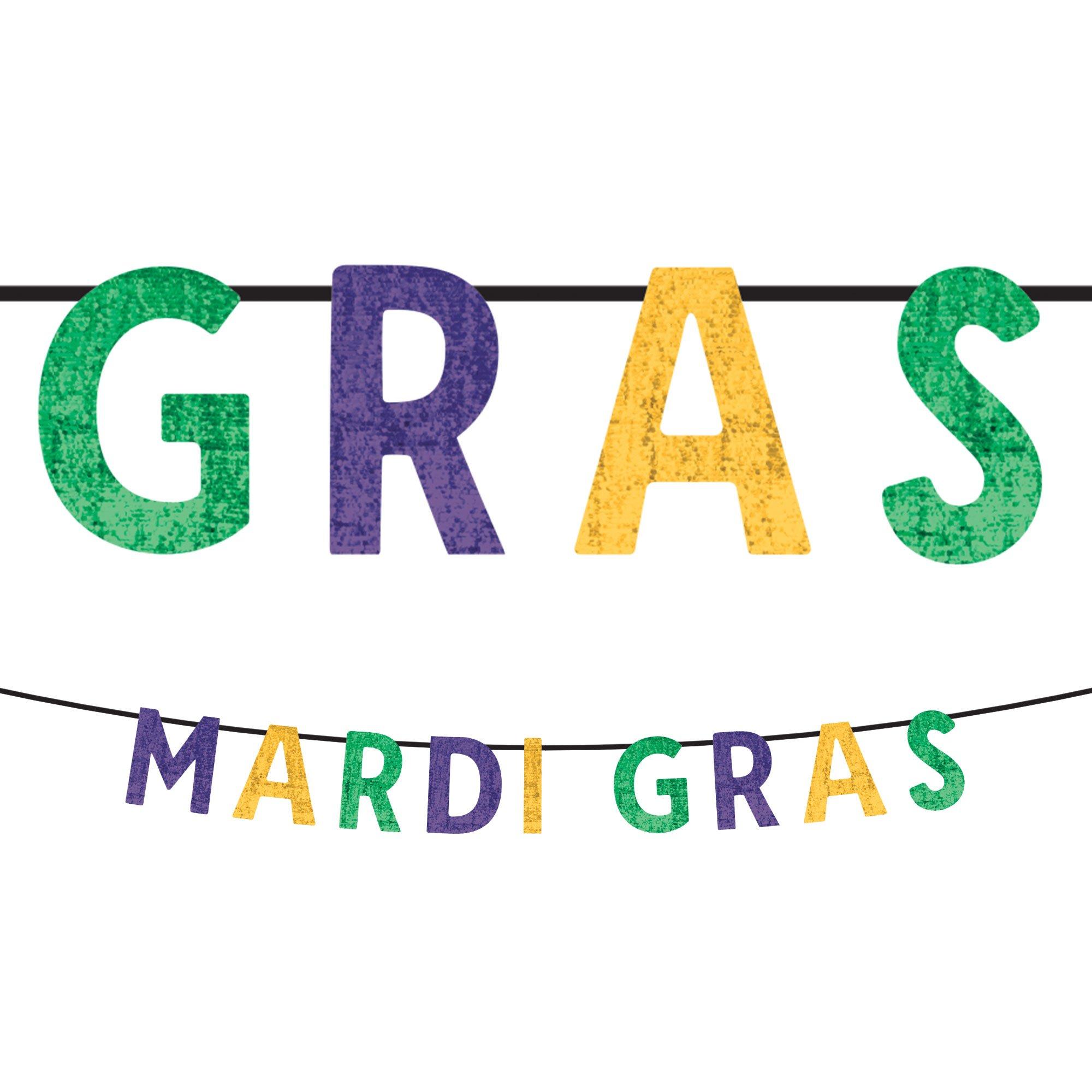 Mardi Gras Decorations: Signs, Wreaths, Balloons, & More