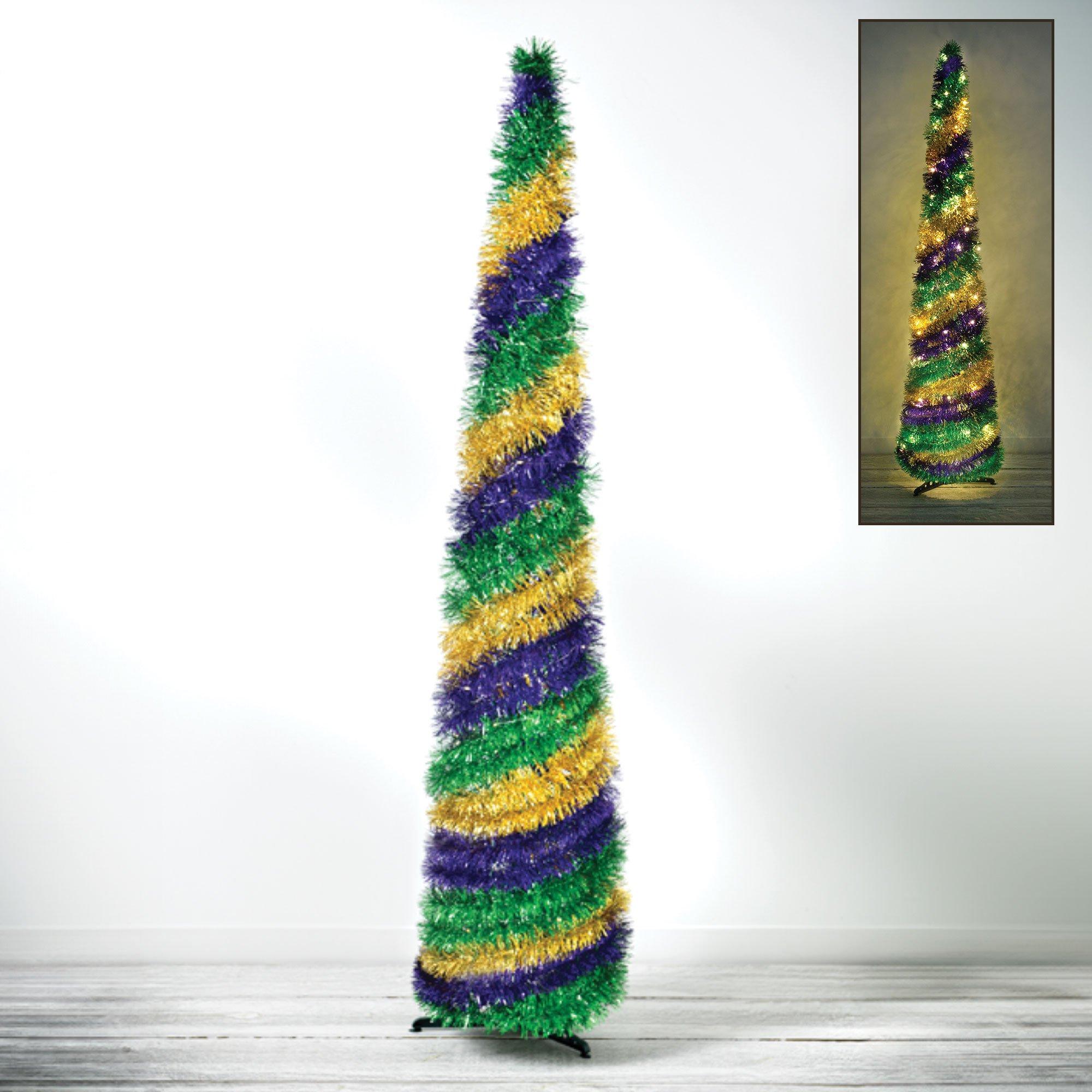 mardi gras tinsel vest
