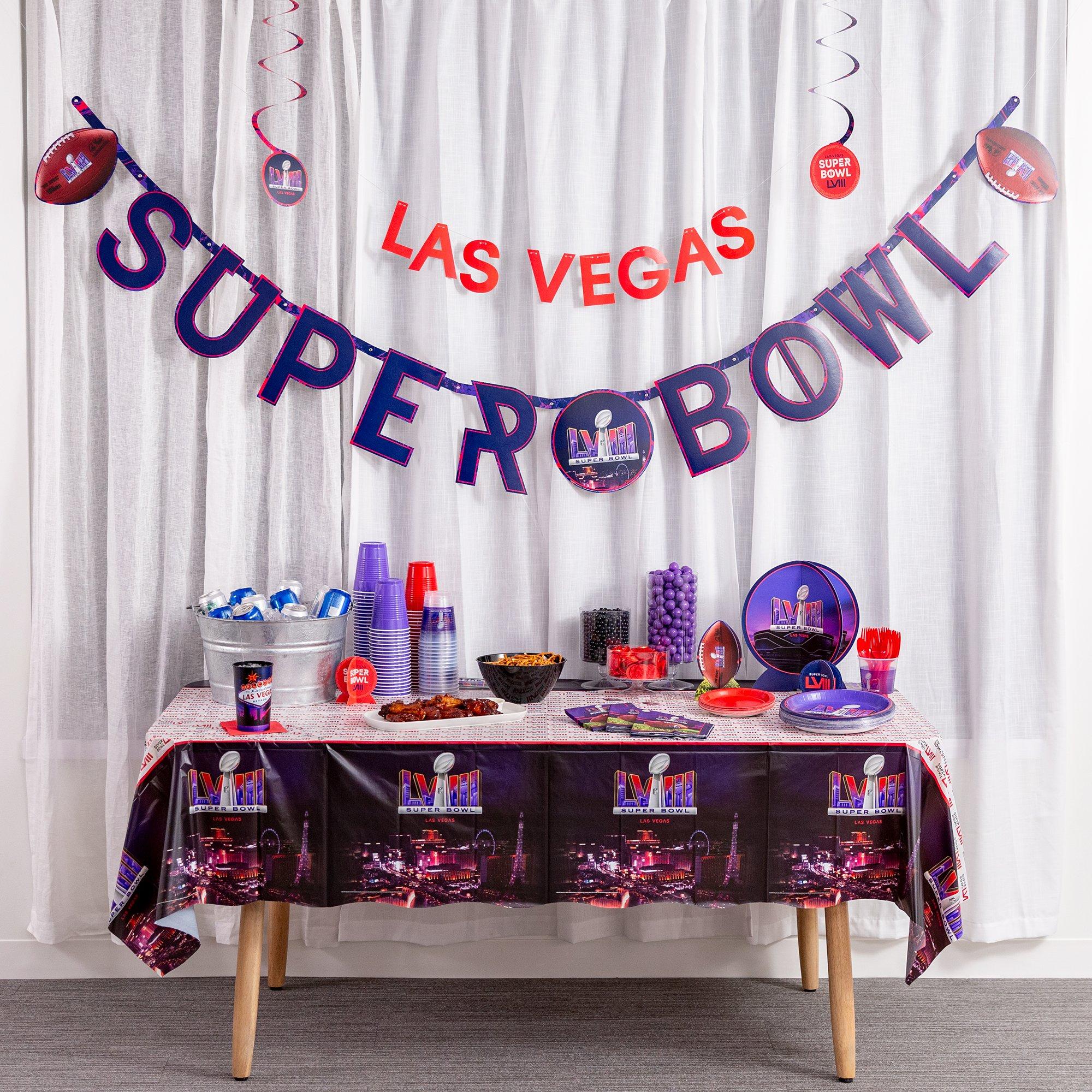 Superbowl Super Bowl LVII Football Cake Topper Decoration Layon 