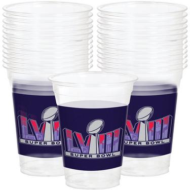 Super Bowl LVIII Plastic Cups, 16oz, 25ct - NFL