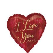 Rouge I Love You Valentine's Day Heart Foil Balloon, 17in 