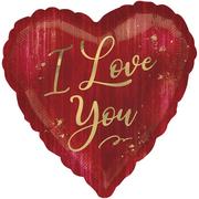 Rouge I Love You Valentine's Day Heart Foil Balloon, 28in