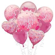 Pearl Shine Valentine's Day Balloon Bouquet, 8pc