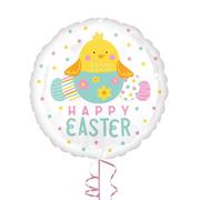 Happy Hatchling Easter Round Foil Balloon, 17in