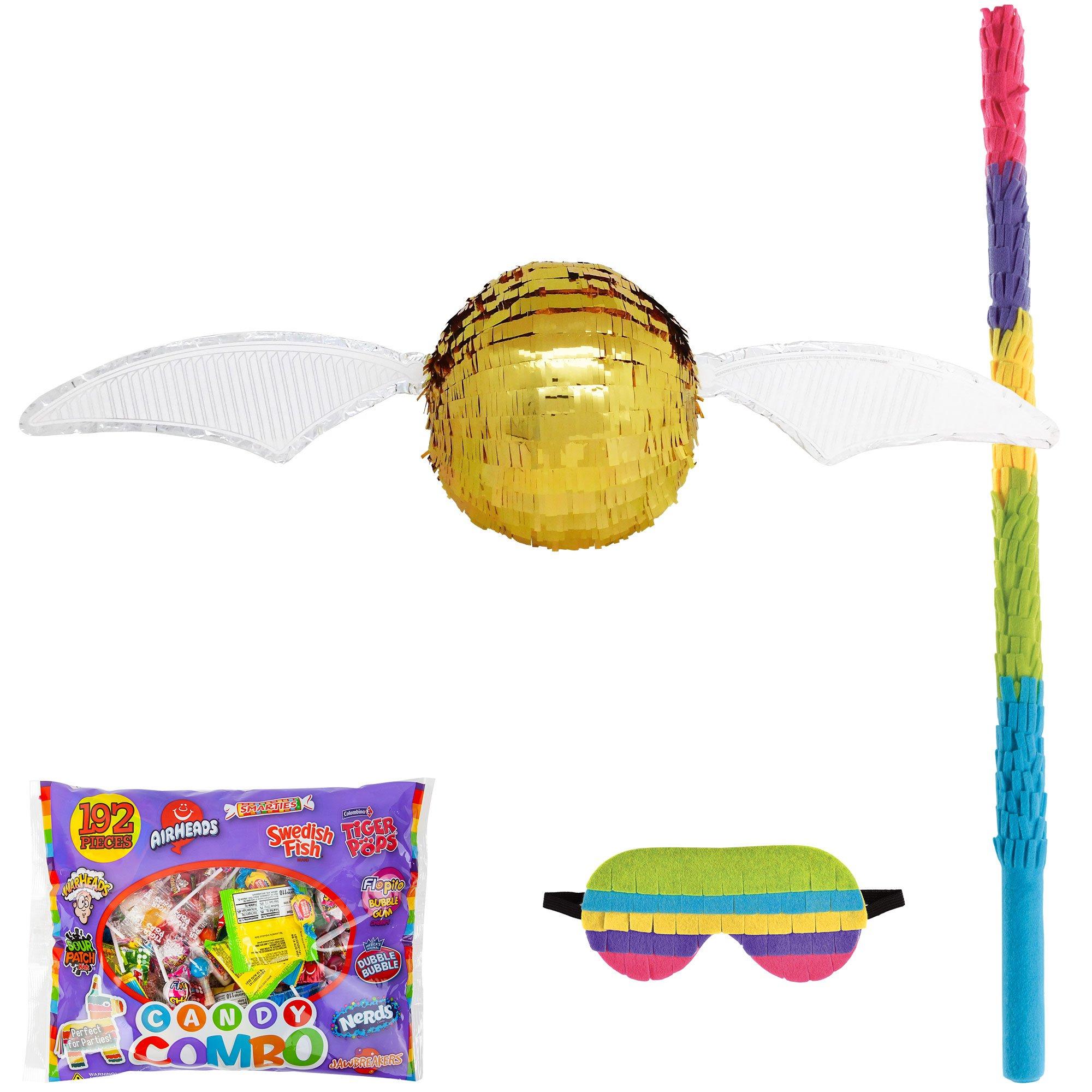 Harry Potter Inspired piñata gold HP birthday girl smash party game kids