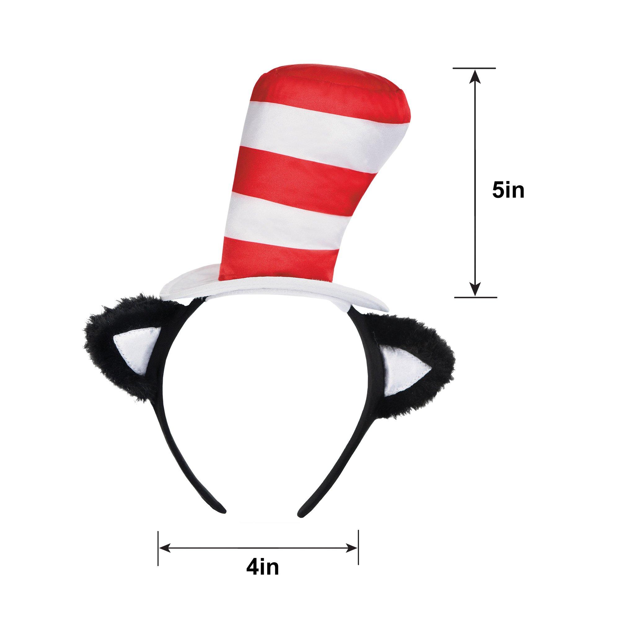 Satin Cat in the Hat Headband - Dr. Seuss