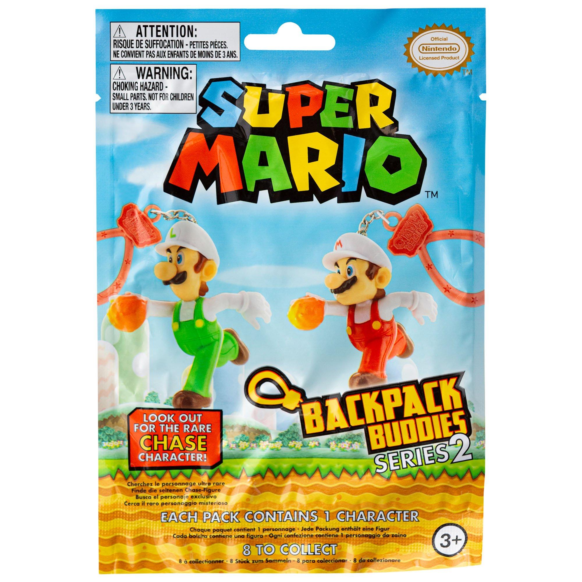 Super Mario Series 2 Backpack Buddy Keychains, 1pc - Blind Pack