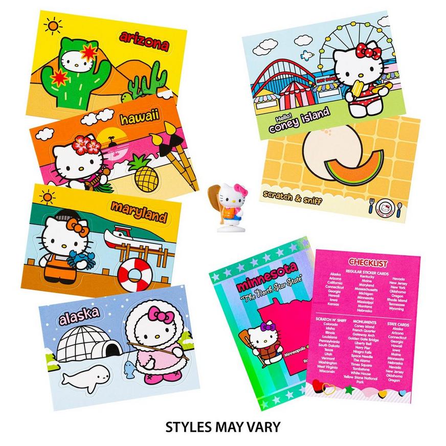 Hello Kitty World Traveler & America the Beautiful Figurine & Cards - Blind Pack