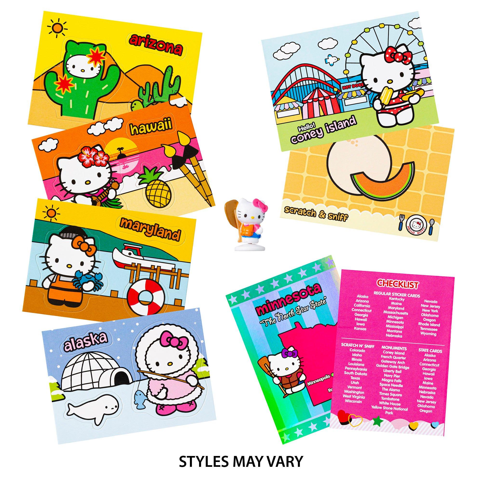 Hello Kitty World Traveler & America the Beautiful Figurine & Cards - Blind Pack