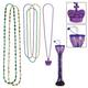 Mardi Gras Party in a Cup with Beaded Necklaces, 7pc
