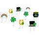 St. Patrick's Day Icons Yard Signs, 12pc