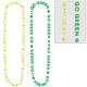 Glow-in-the-Dark St. Patrick's Day Bead Necklaces, 32in, 6ct