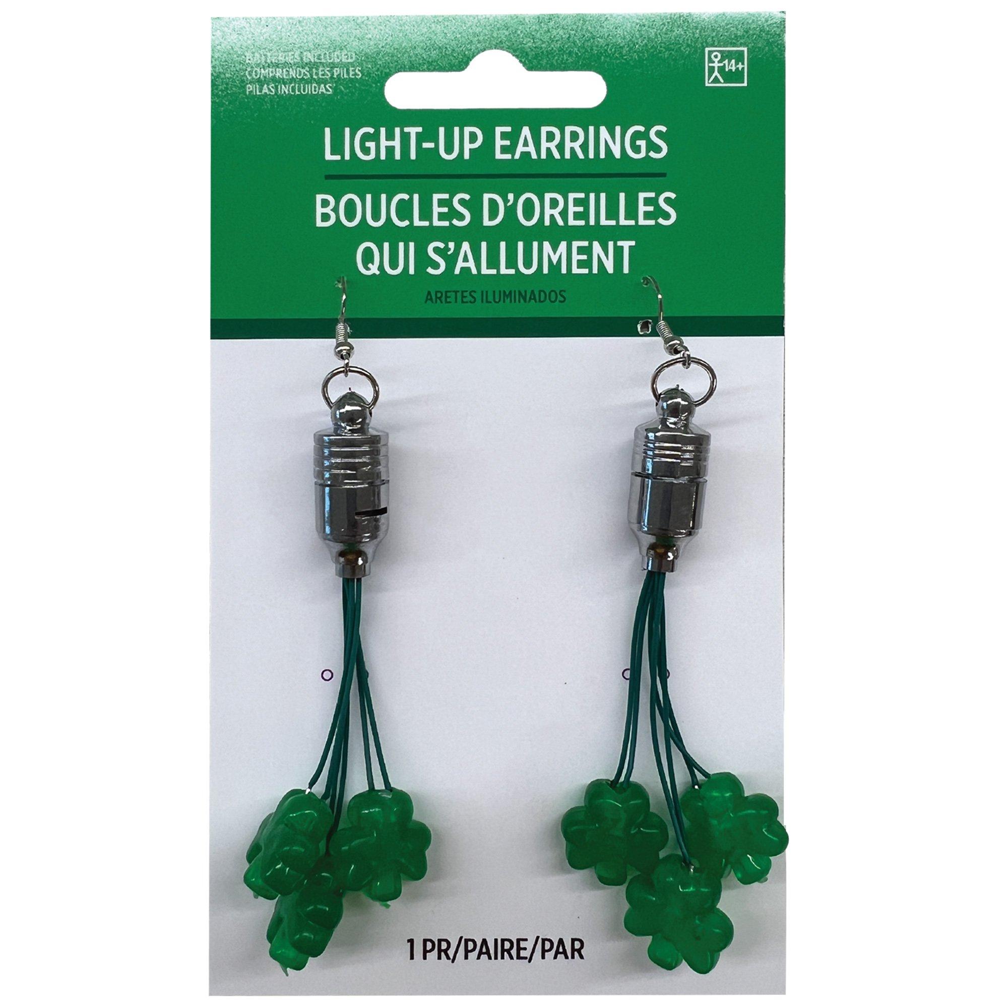 St Patricks Day earrings with shamrock charm – One Glance~Jewelry Supply &  Design