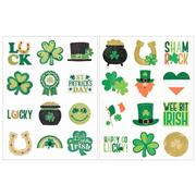 Wee Bit Irish St. Patrick's Day Tattoos, 2 Sheets, 24ct