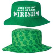 Reversible Irish Shamrock St. Patrick's Day Bucket Hat