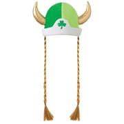 Victorious St. Patrick's Day Viking Hat with Braids