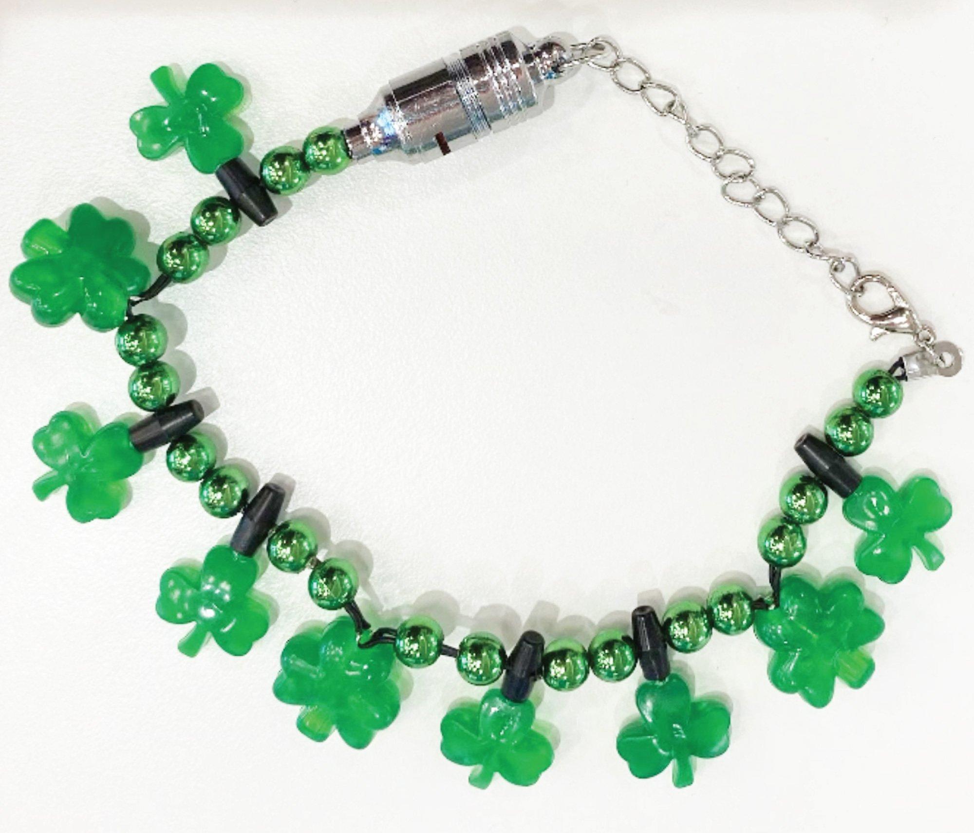 Light-Up Shamrock St. Patrick's Day Bracelet